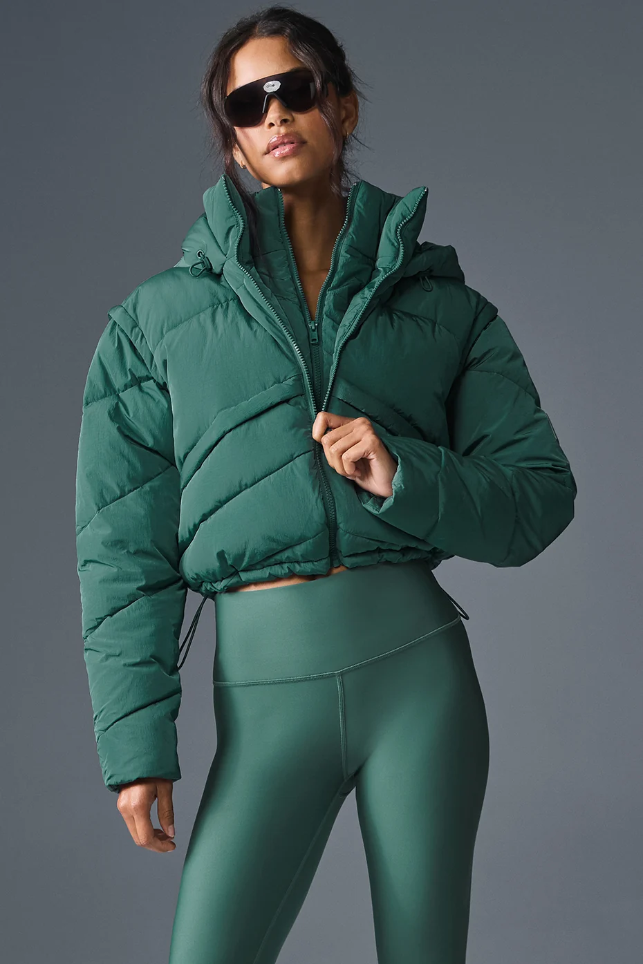 Alo Yoga — Glacier Puffer - Winter Ivy