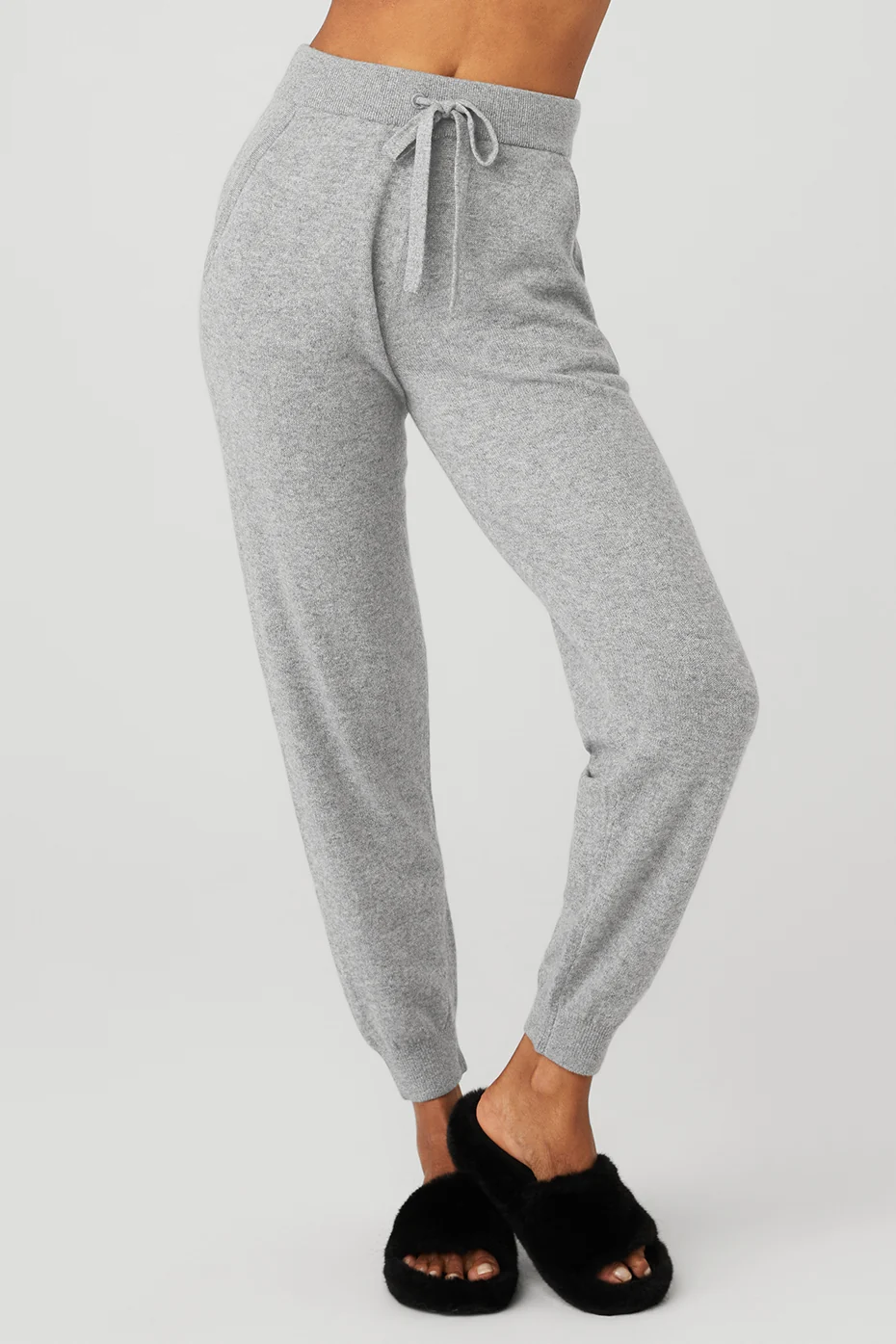 Alo Yoga — High-Waist Cashmere Jet Set Pant - Dove Grey Heather