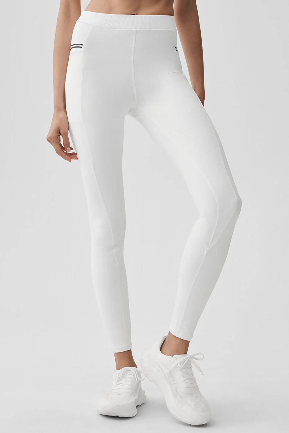 Alo Yoga — Airbrush High-Waist Fast Track Legging - Vintage Pink/White
