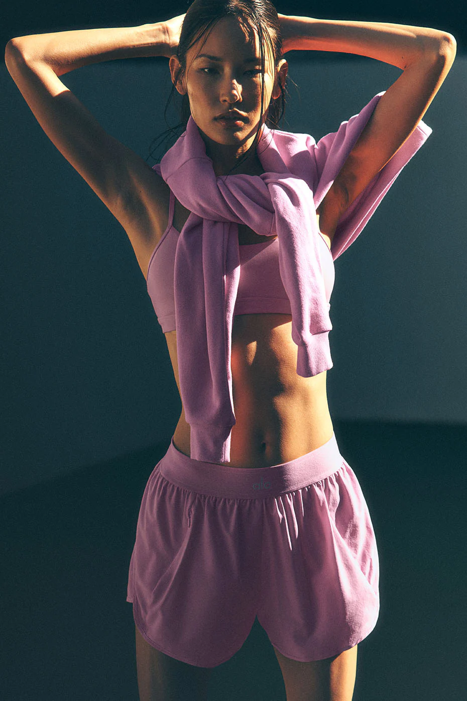 Alo Yoga — Match Point Short - Candy Heart Pink
