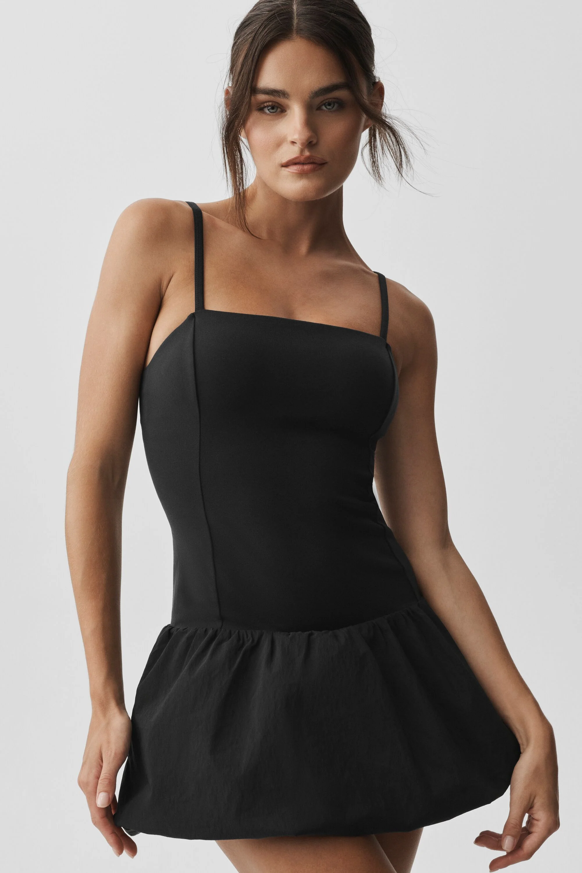 Alo Yoga — Airbrush Love Match Tennis Dress - White