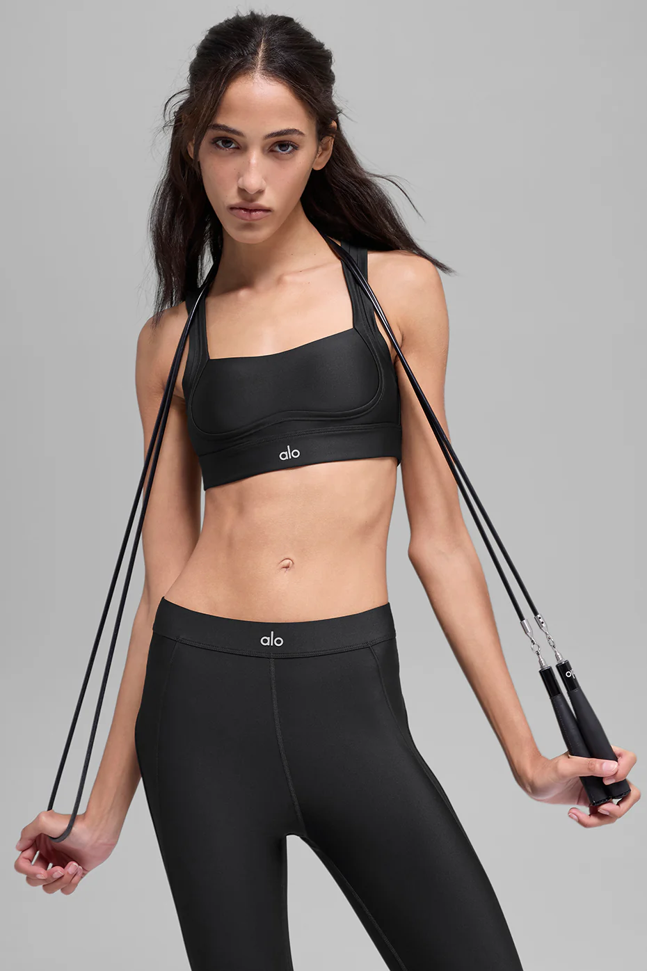 Alo Yoga — Airlift Ignite Bra - Black