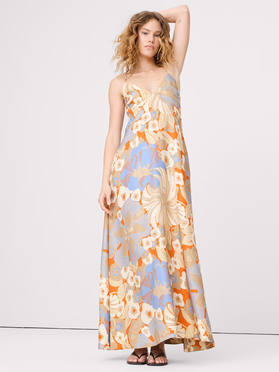 Banana Republic — VISCOSE-LINEN MAXI DRESS