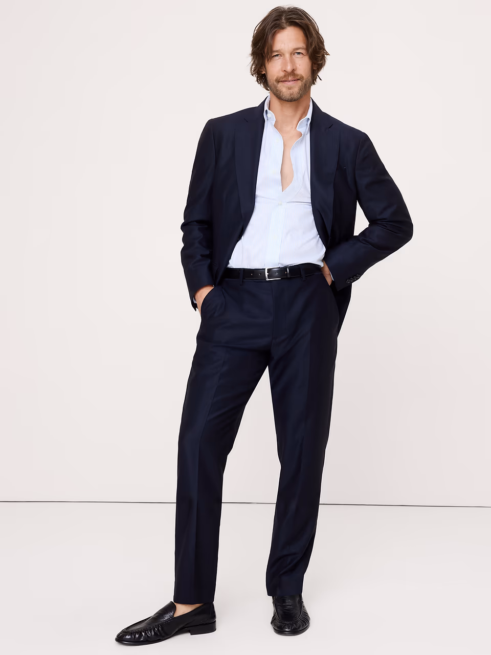 Banana Republic — SIGNATURE ITALIAN HOPSACK SUIT PANT