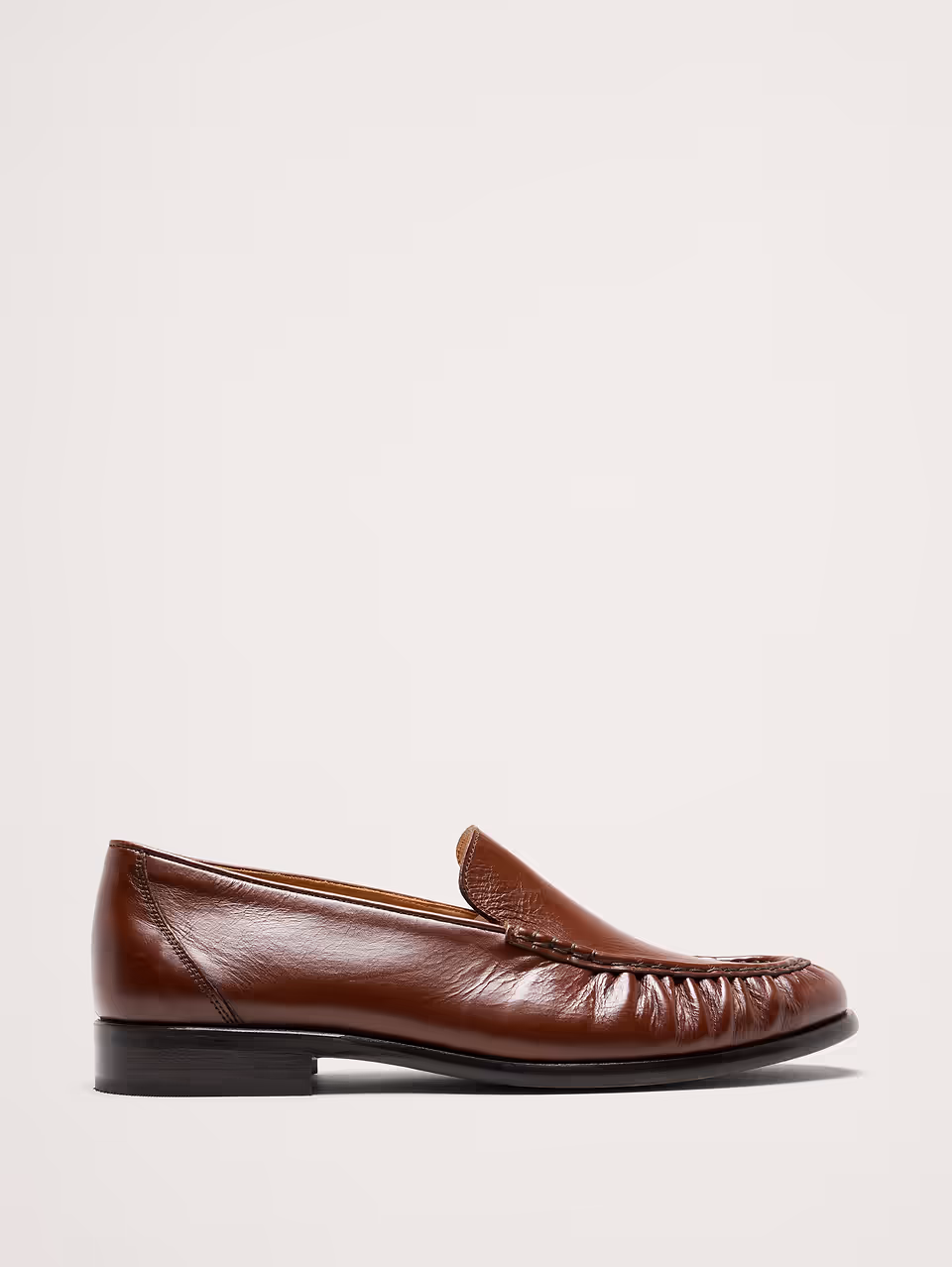 Banana Republic — LEATHER MOC-TOE LOAFER