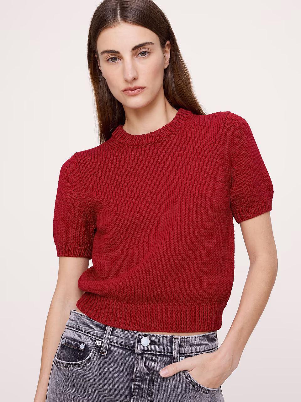 Banana Republic — Cotton Sweater Tee