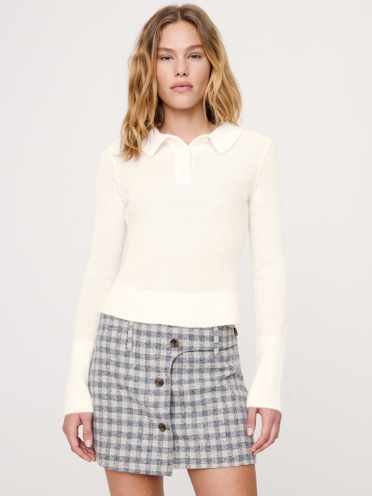 Banana Republic — Italian Alpaca-Blend Sweater Polo