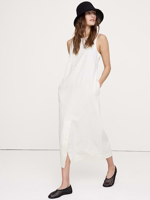Banana Republic — Denim Shift Midi Dress