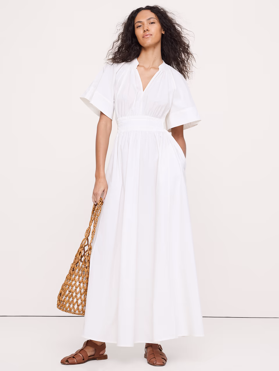 Banana Republic — Tie-Back Maxi Dress