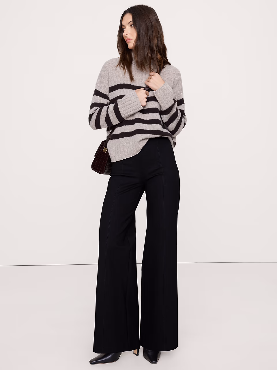 Banana Republic — High-Rise Wide-Leg Everywhere Ponte Pull-On Pant