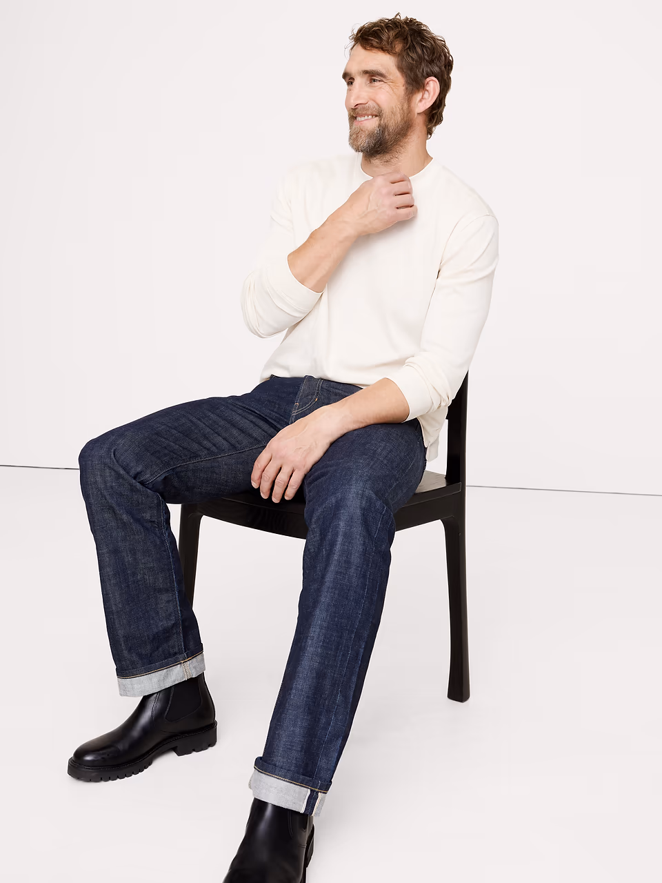 Banana Republic — Silky-Cotton Crew-Neck T-Shirt