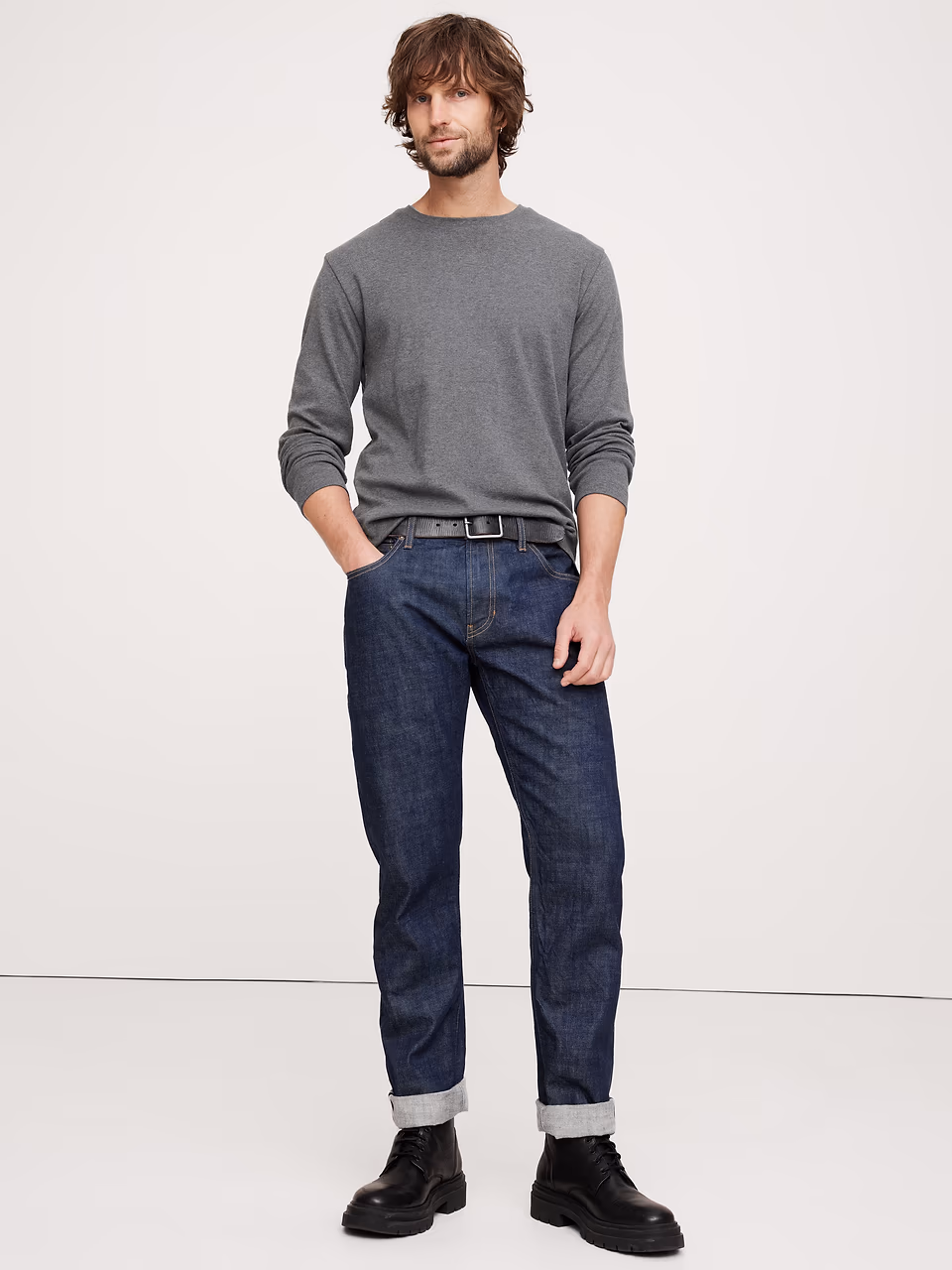 Banana Republic — Luxury-Touch Long-Sleeve T-Shirt