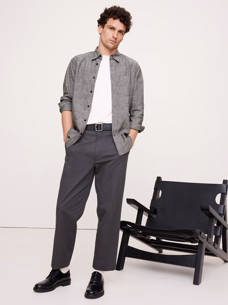 Banana Republic — Standard-Fit Chambray Shirt