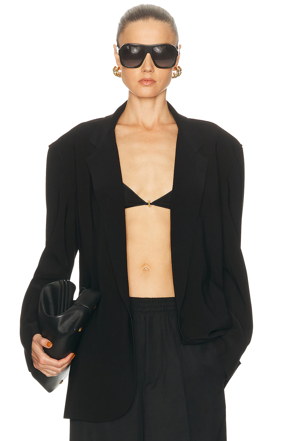 Norma Kamali — Oversized Single Breasted Jacket