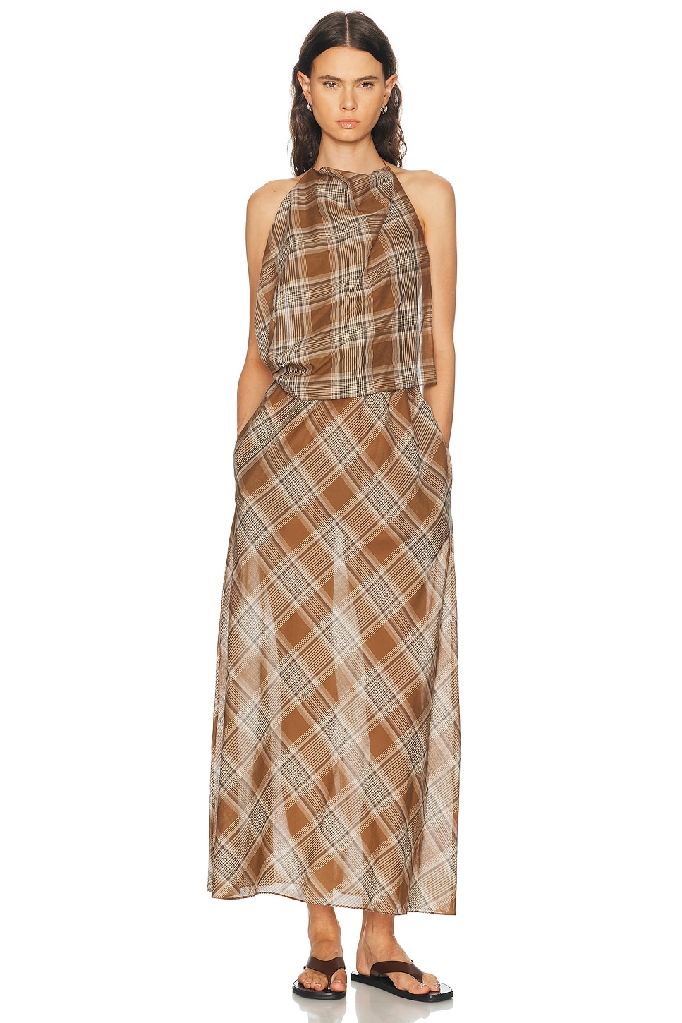 Matteau — Layered Halter Dress