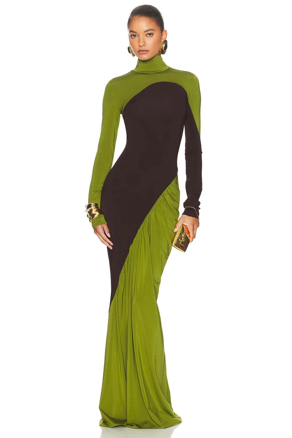 Helsa — The Abstraction Color Blocked Jersey Dress