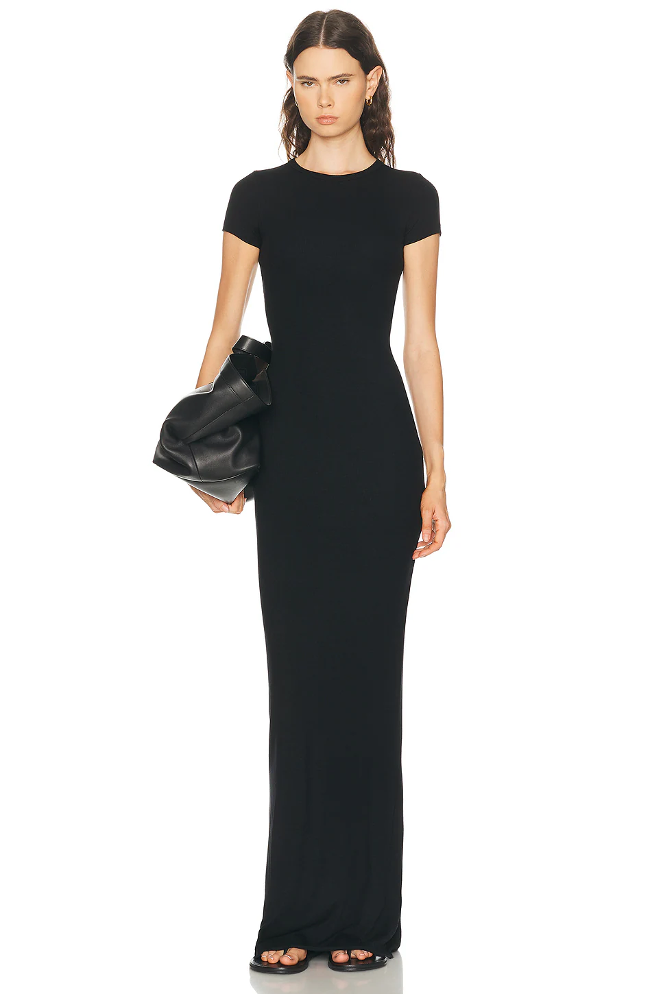 Eterne — Cap Sleeve Maxi Dress