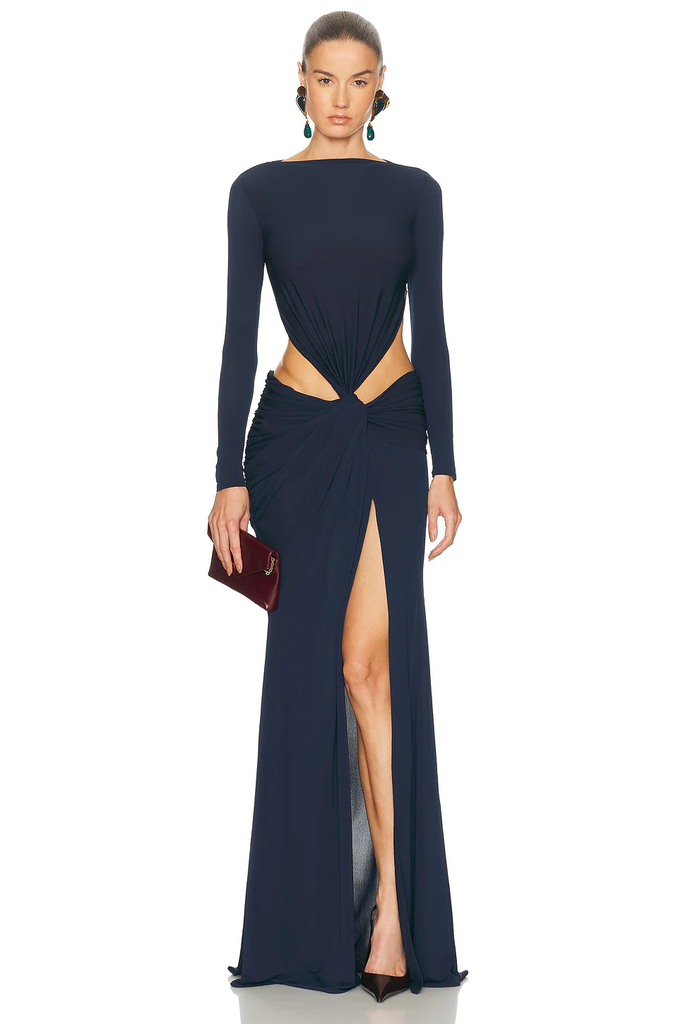 Alex Perry — for FWRD Long Sleeve Twist Gown
