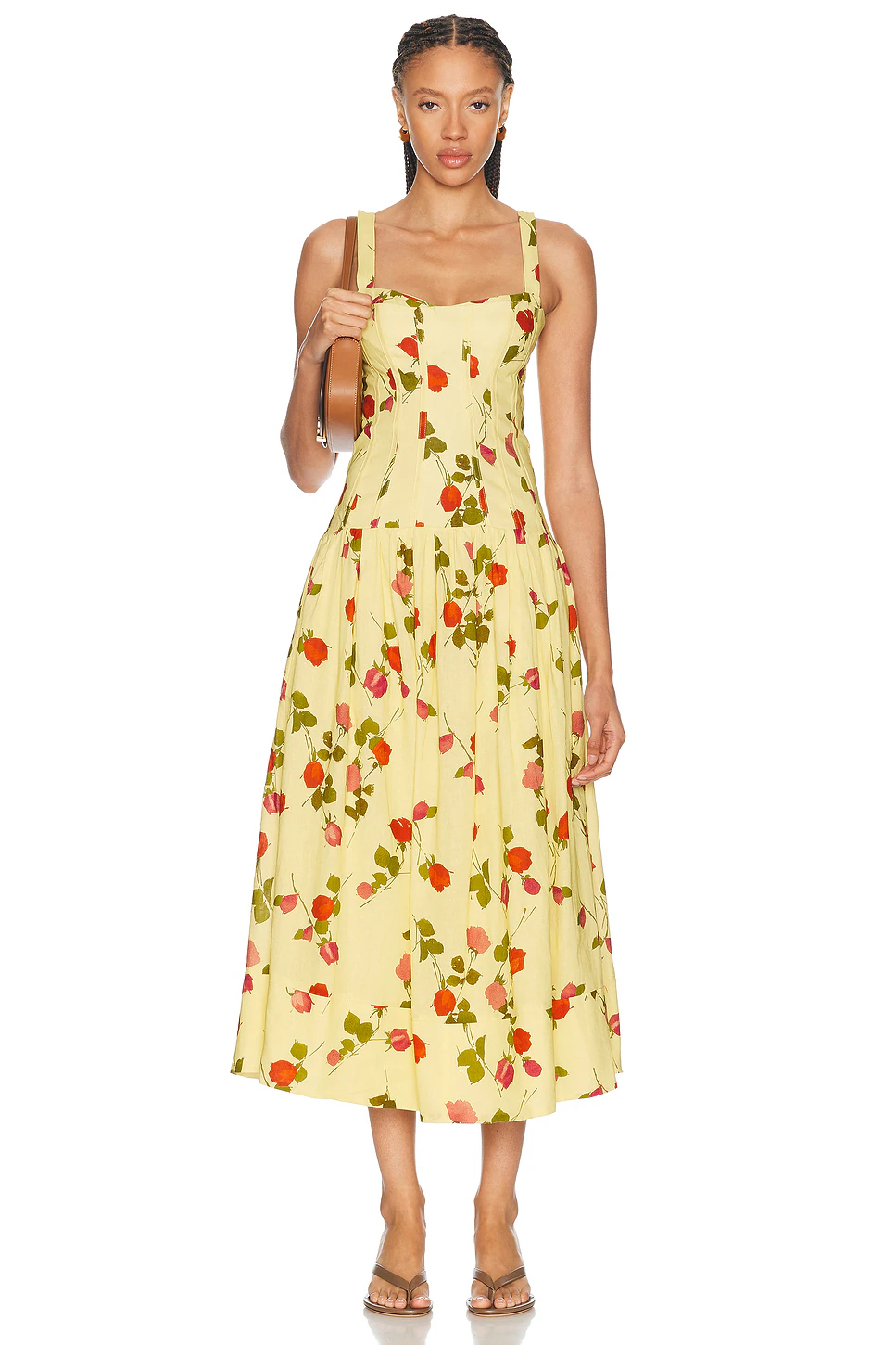 NICHOLAS — Makenna Drop Waist Corset Dress