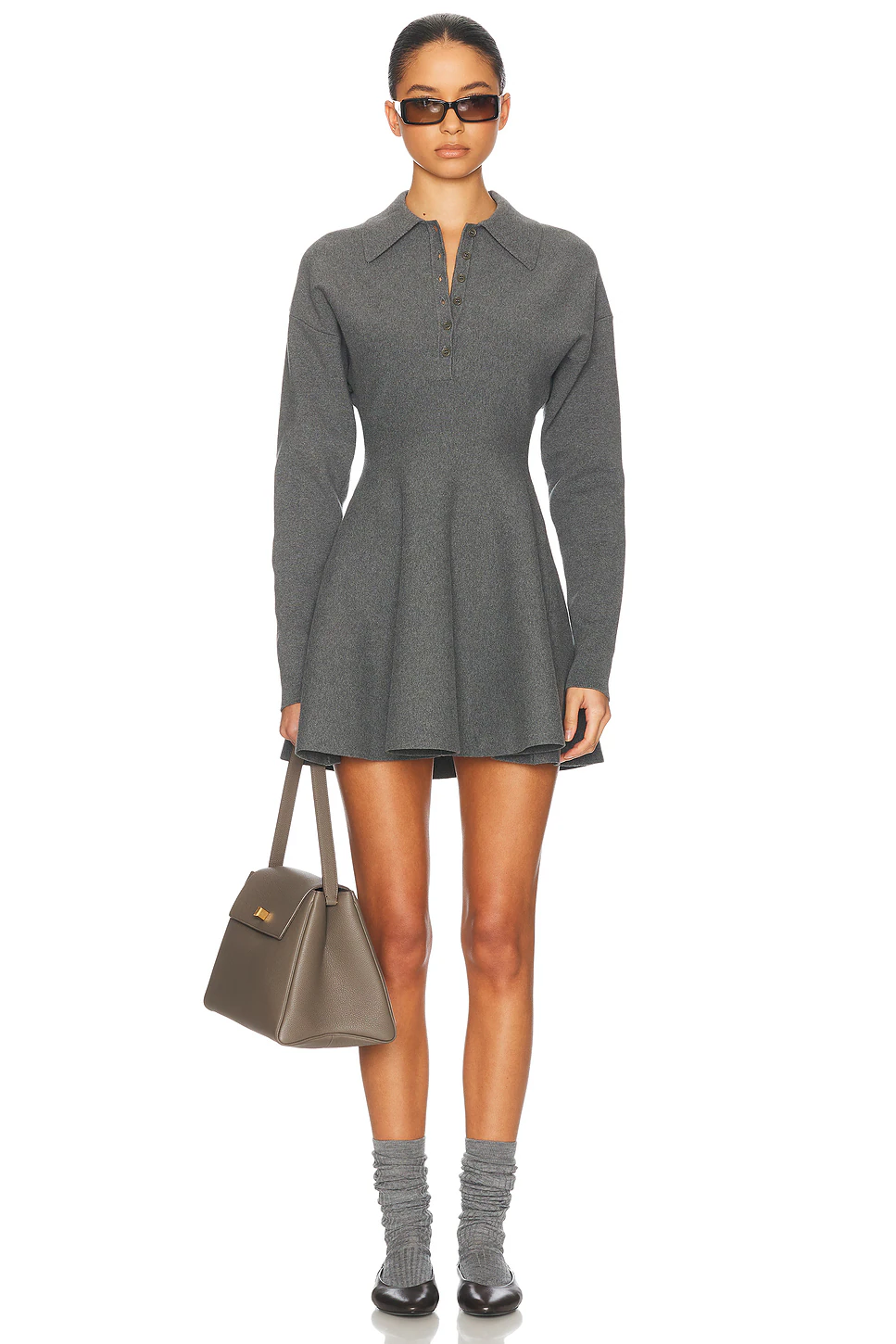 Helsa — Saffron Mini Knit Dress