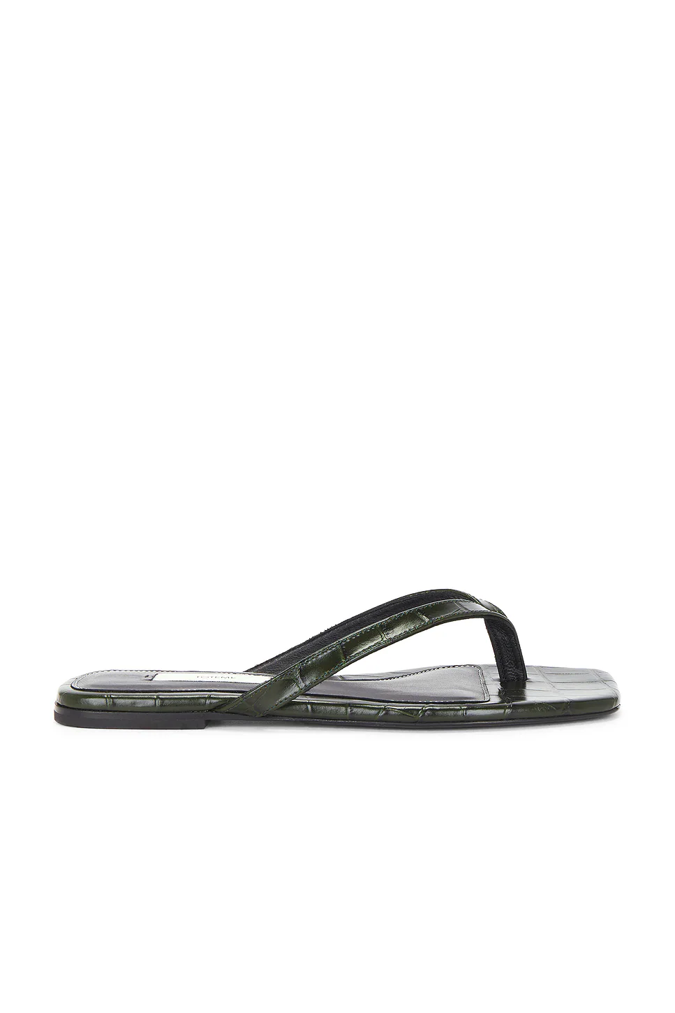 Toteme — Croco Embossed Flip Flop