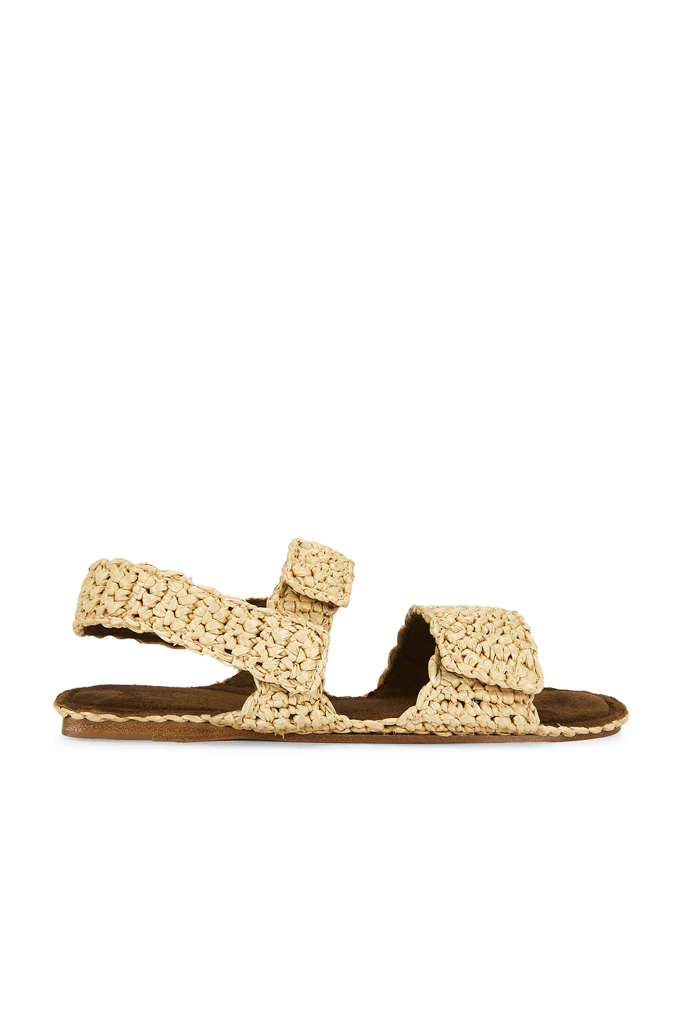 KHAITE — Boden Raffia Flat