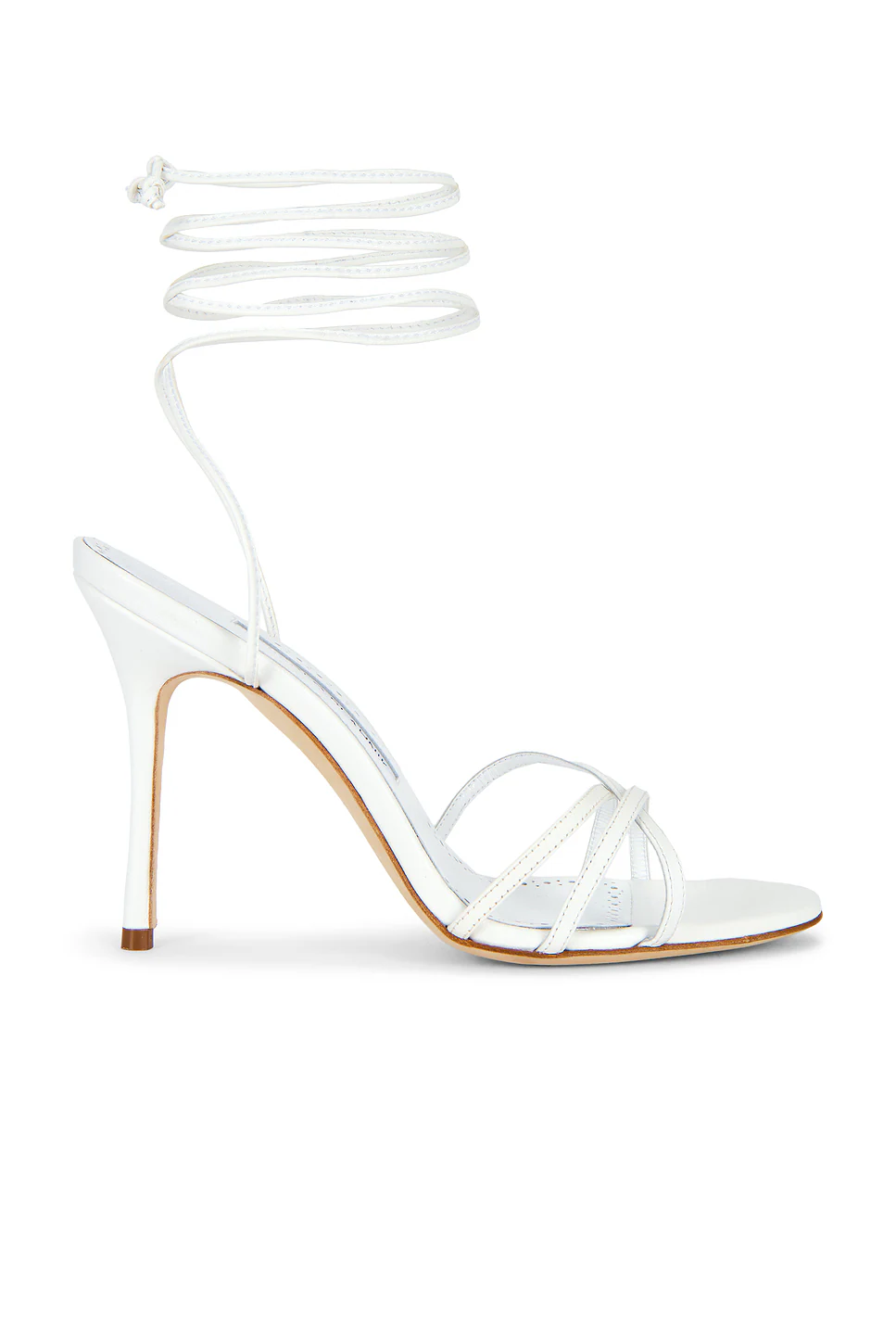 Manolo Blahnik — Leva 105 Leather Sandal