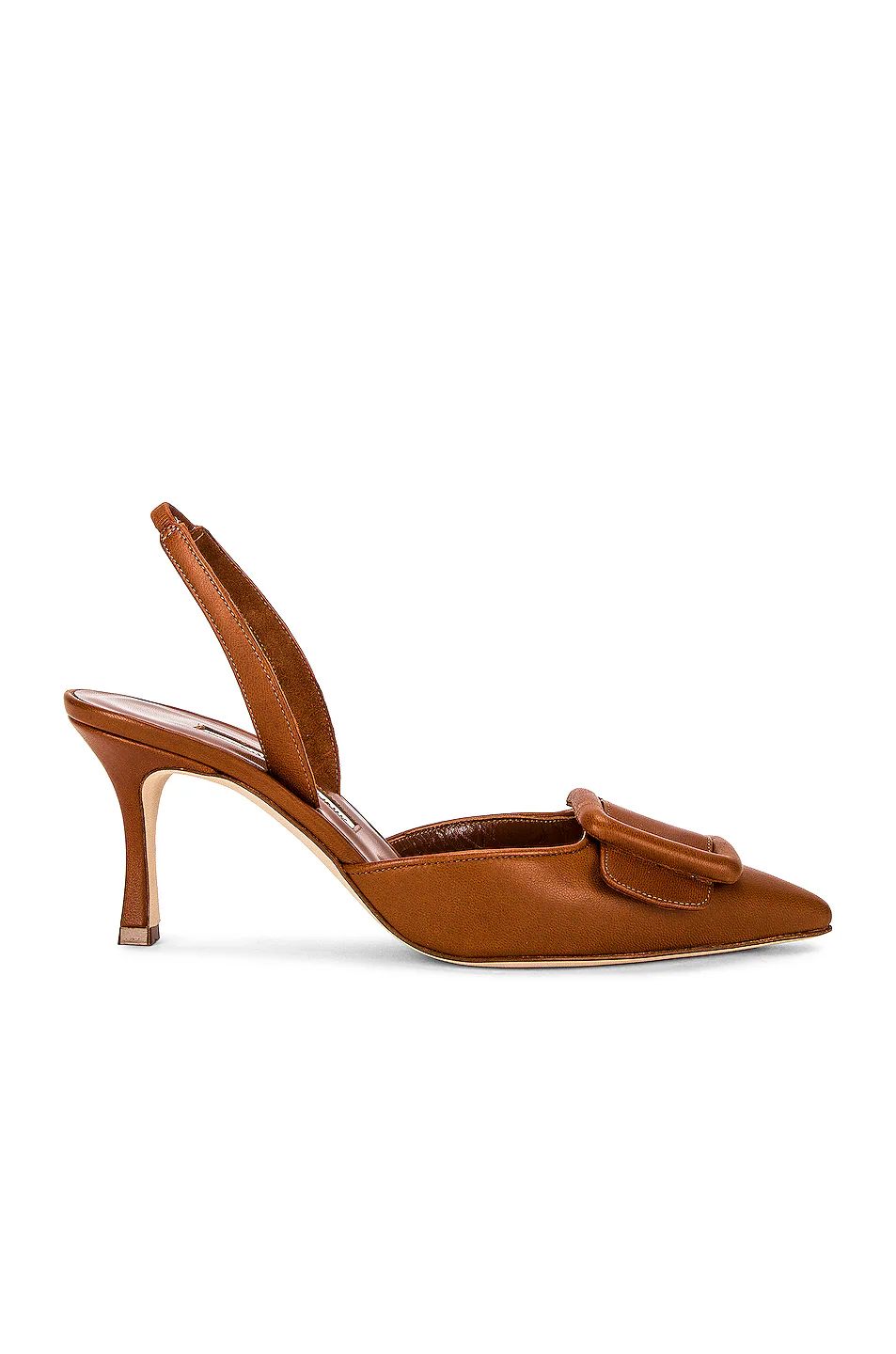 Manolo Blahnik — Maysli 70 Nappa Slingback