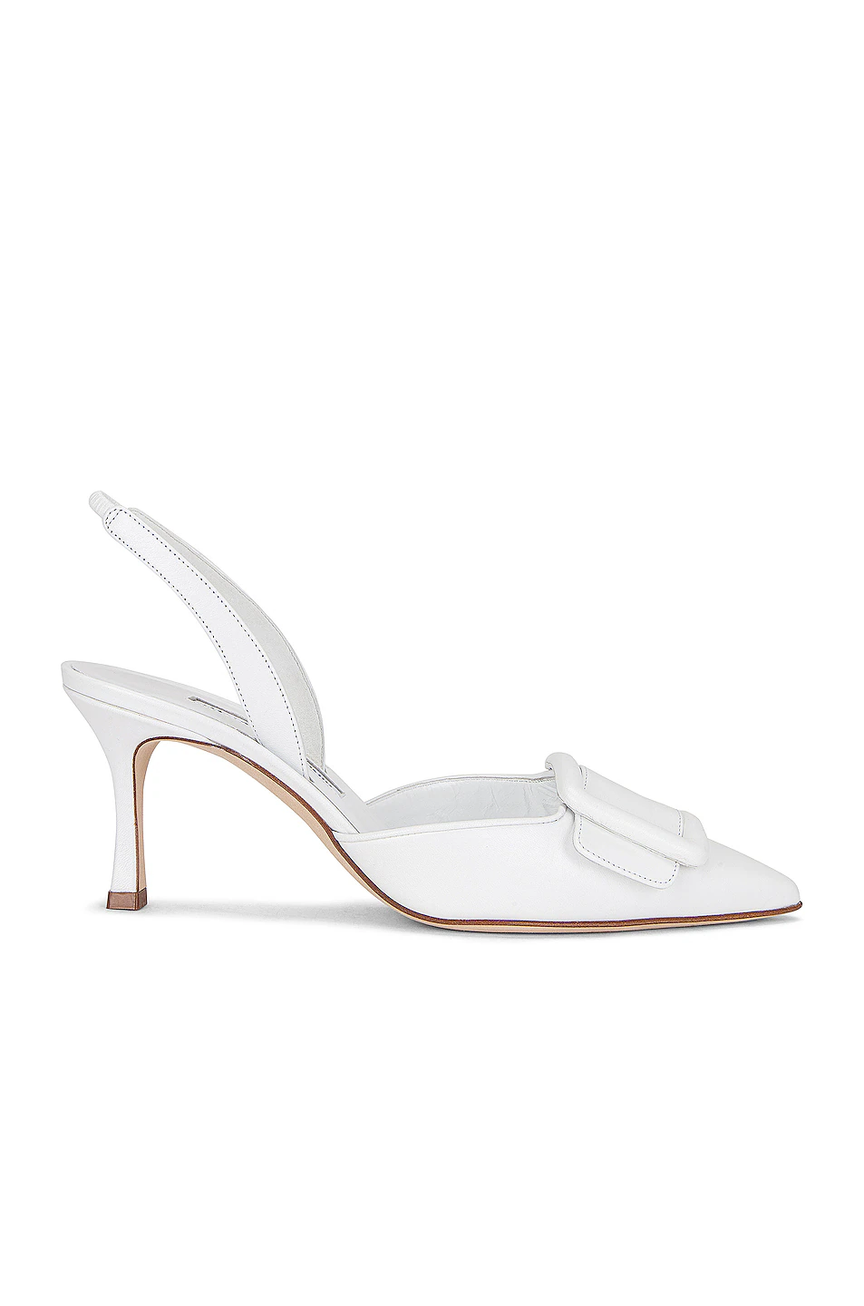 Manolo Blahnik — Maysli 70 Nappa Slingback