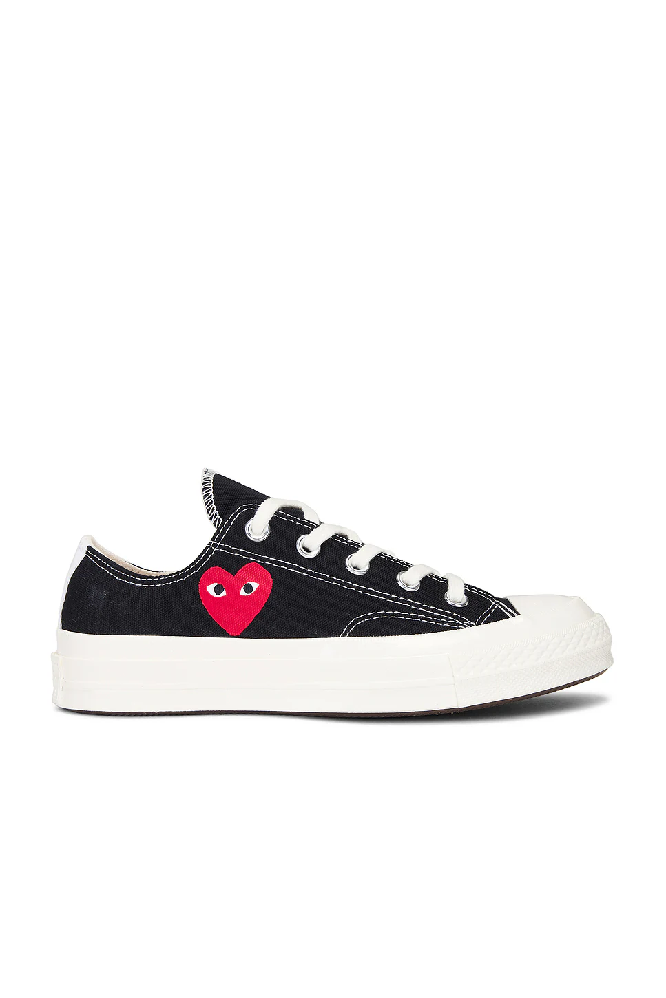COMME des GARCONS PLAY — Small Red Heart Low Top Sneaker
