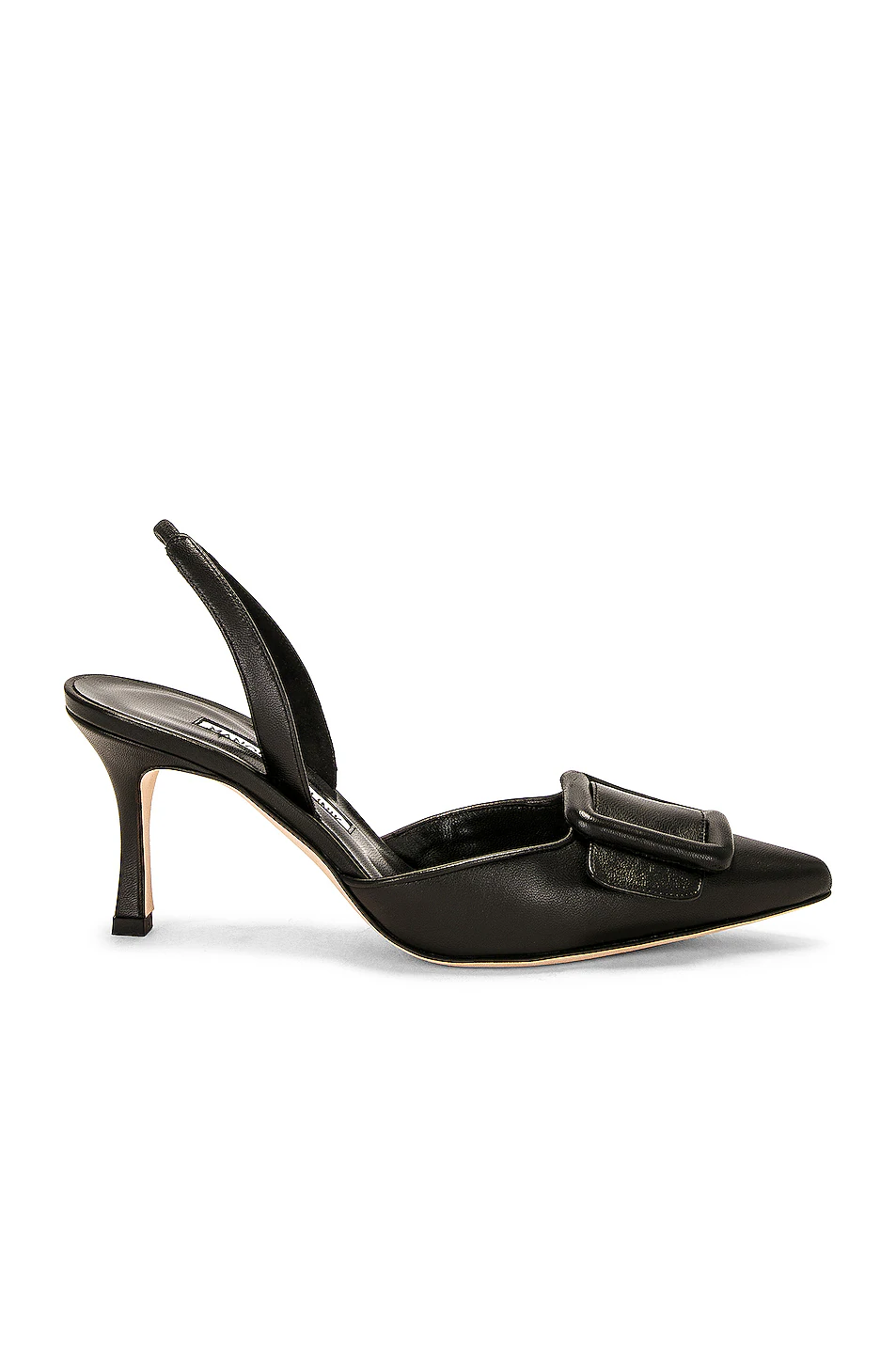 Manolo Blahnik — Maysli 70 Nappa Slingback