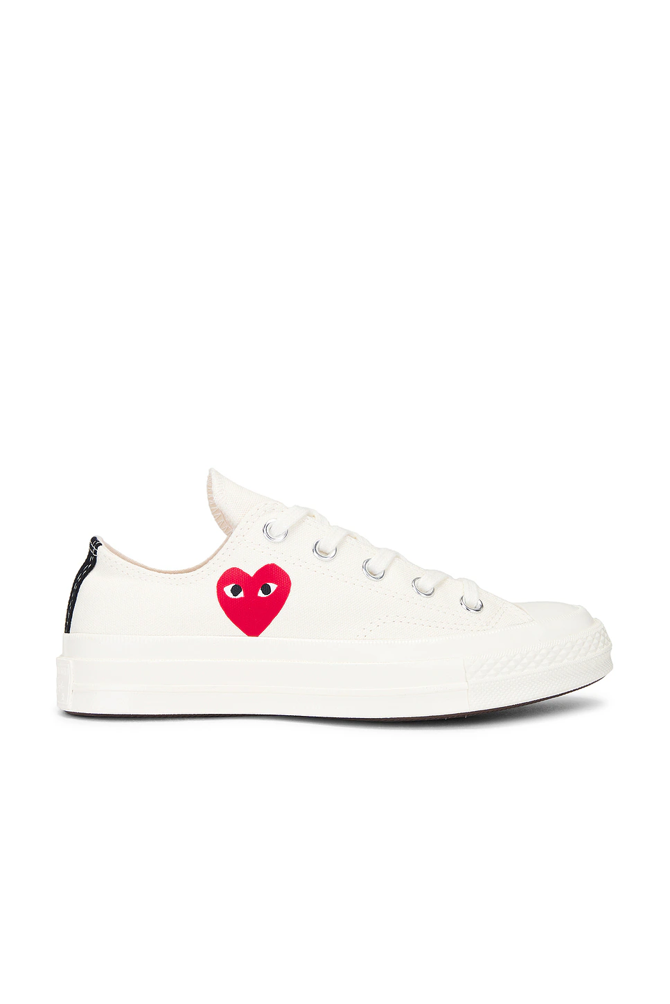 COMME des GARCONS PLAY — Small Red Heart Low Top Sneaker