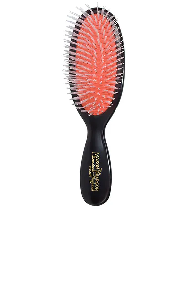 Mason Pearson — Pocket Nylon Hairbrush in Ruby