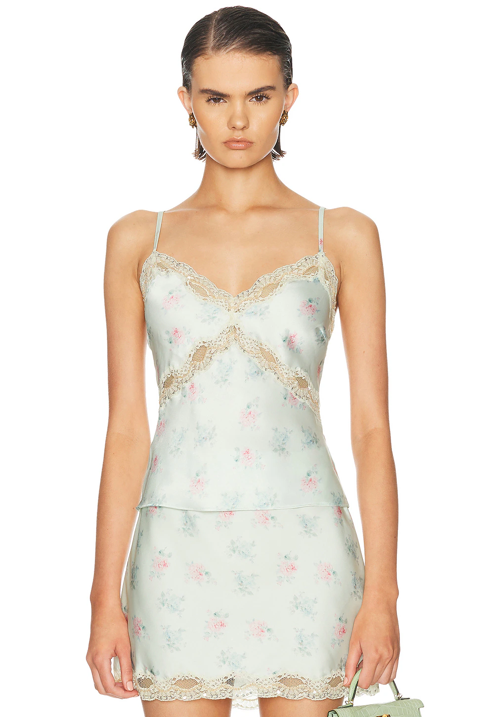 LoveShackFancy — Lamora Top in Eucalyptus