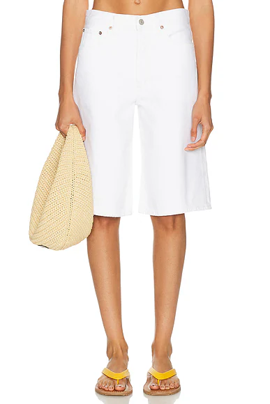 AGOLDE — Ramona Short in Marshmallow