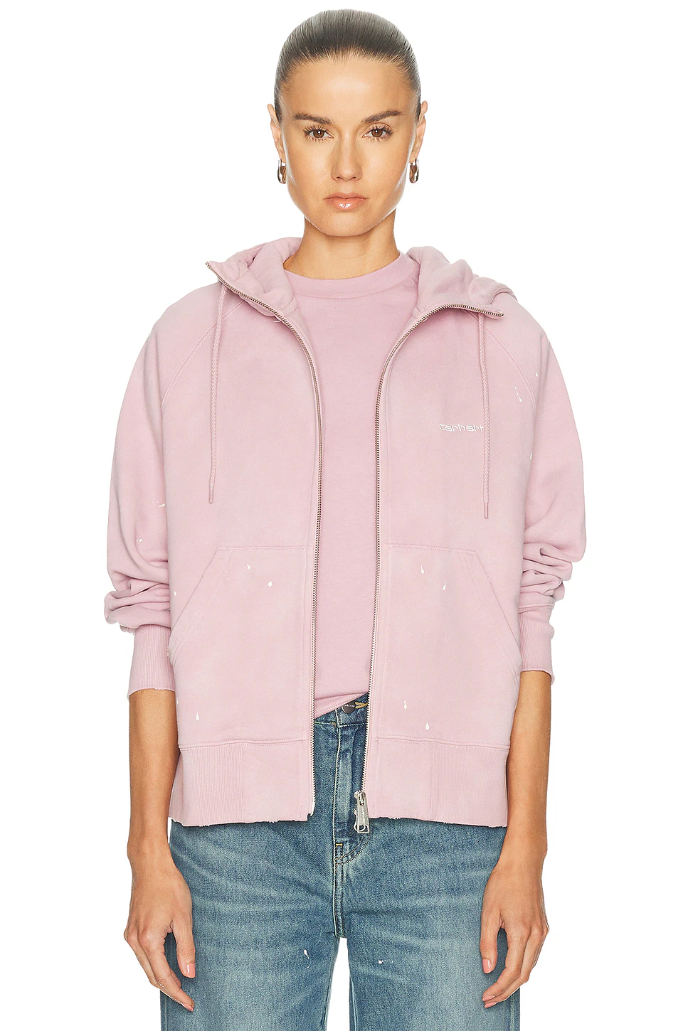 Carhartt WIP — Hooded Painter Jacket in Hortensia