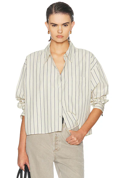Citizens of Humanity — Petit Ami Shirt in Ramble Stripe