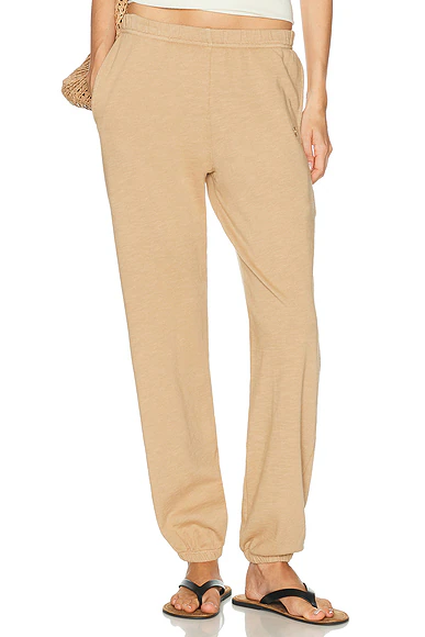 Eterne — Boyfriend Pocket Sweatpant in Taupe
