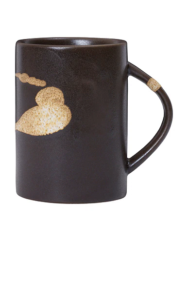 Ferm Living — Koyo Mug in Dark Brown & Buff