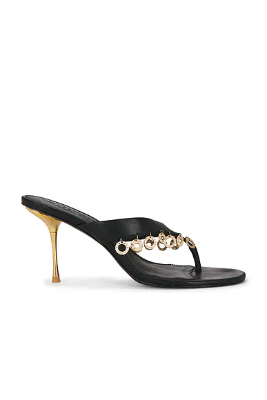 Cult Gaia — Stella Embellished Sandal in Black
