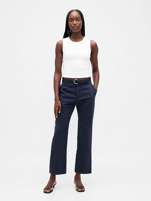 Gap — Mid Rise Khakis