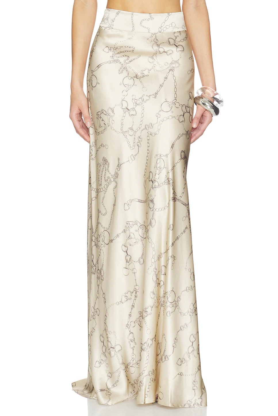 L'AGENCE — Lagence Ryker Waistband Bias Skirt