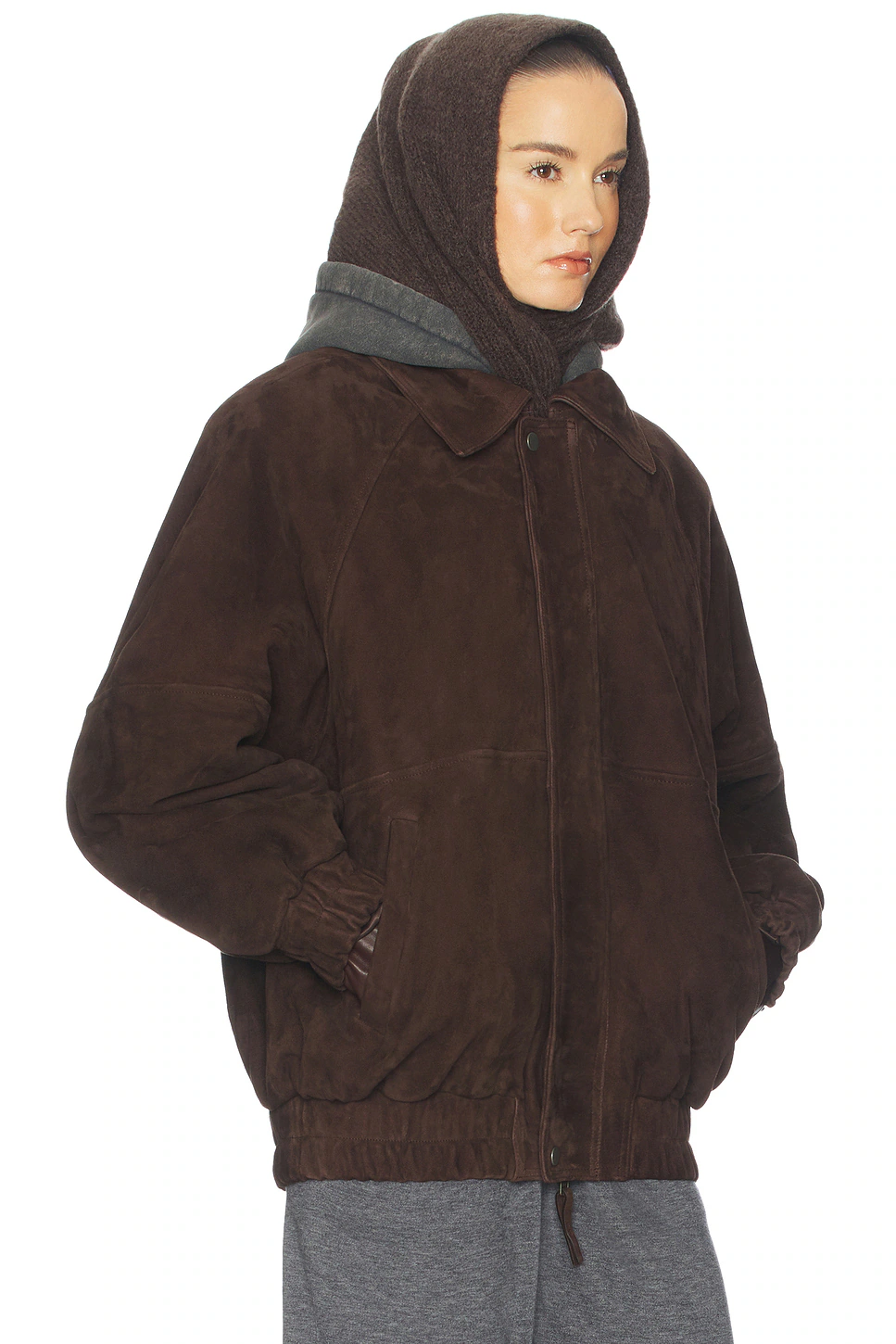 Helsa — БОМБЕР THE OVERSIZED SUEDE