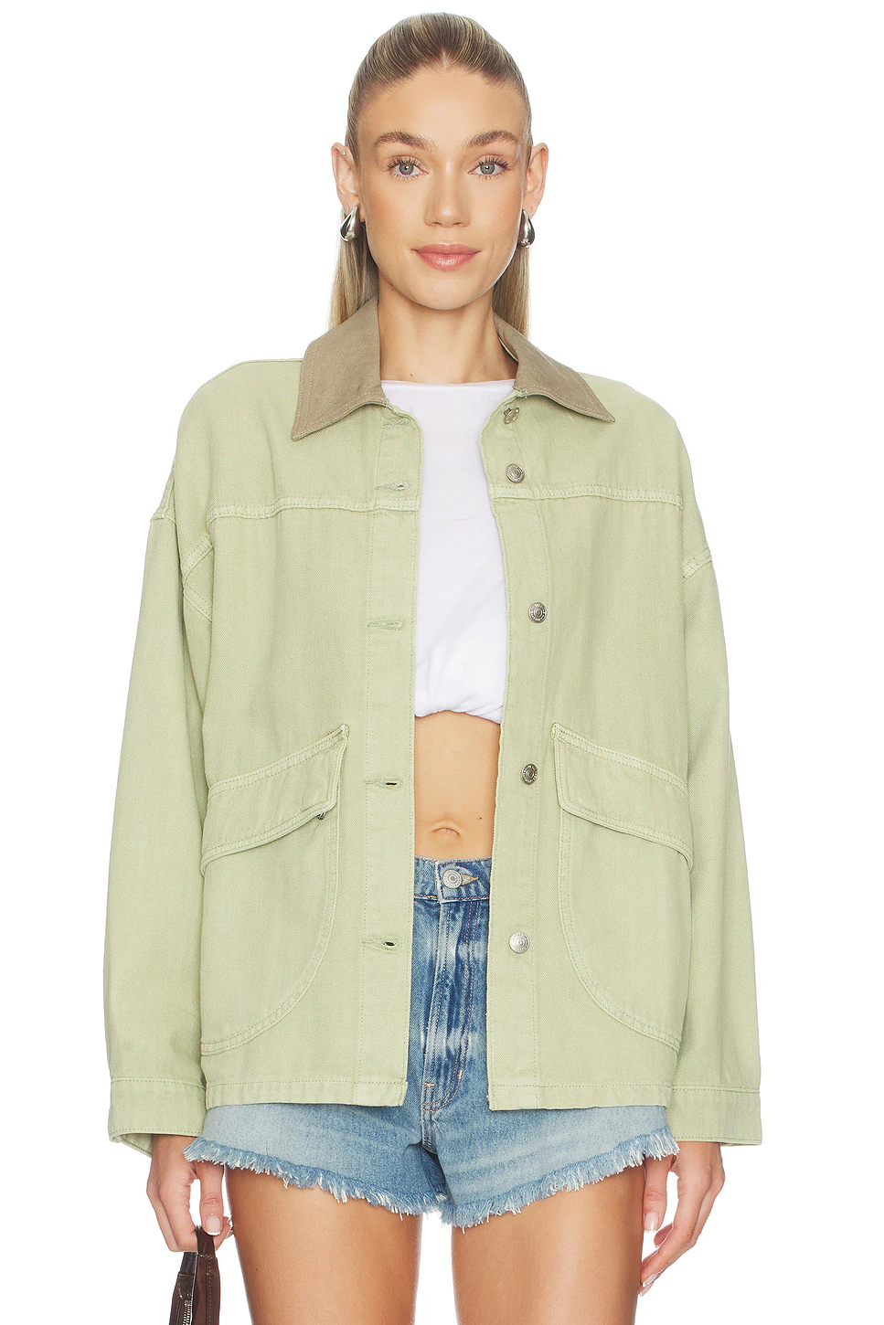 Free People — КУРТКА LEMON DENIM