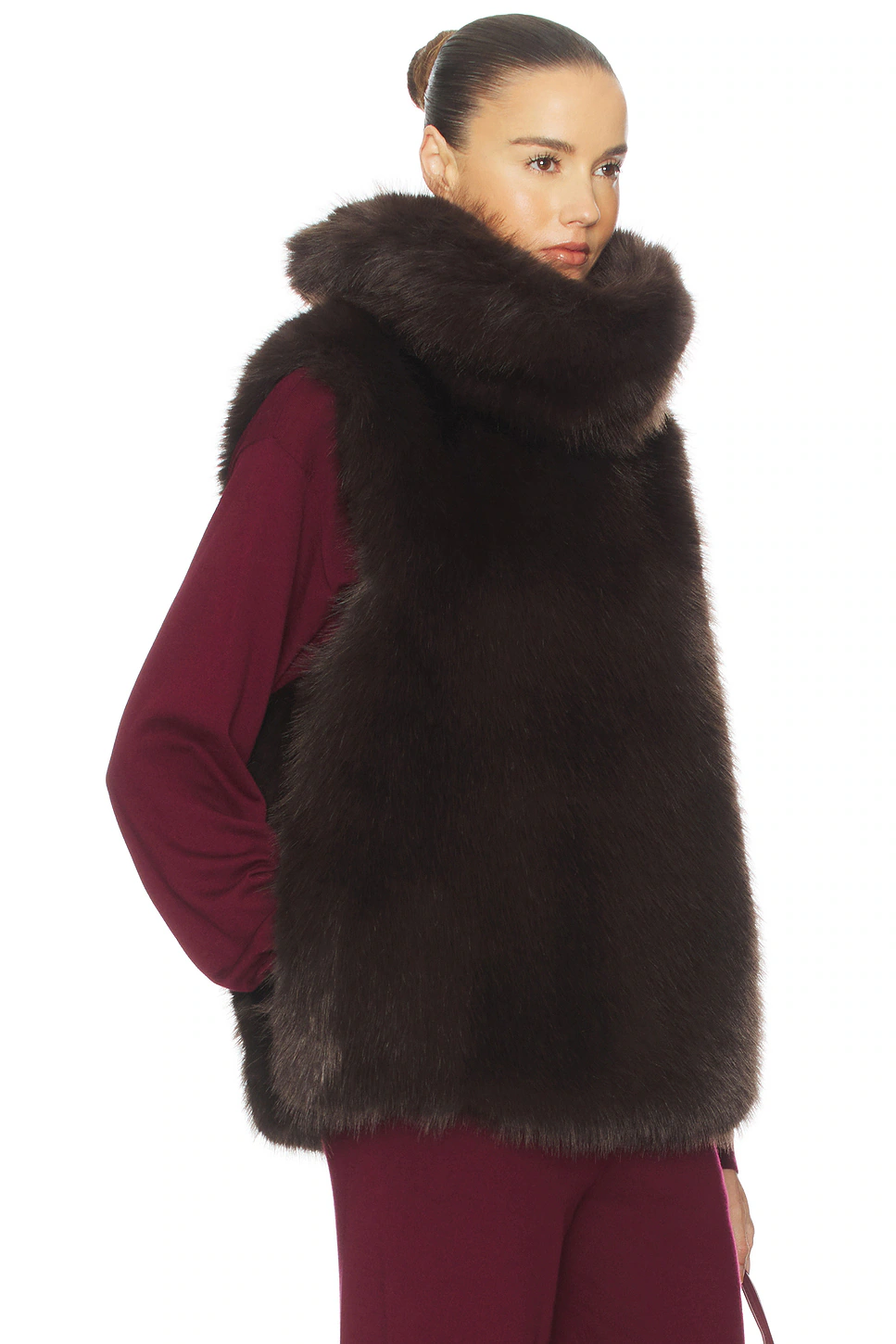 Helsa — ЖИЛЕТ FAUX FOX GILET