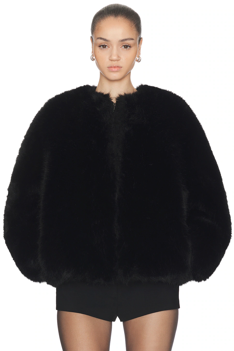 HAELO — БОМБЕР LONG HAIR FAUX FUR BOMBER