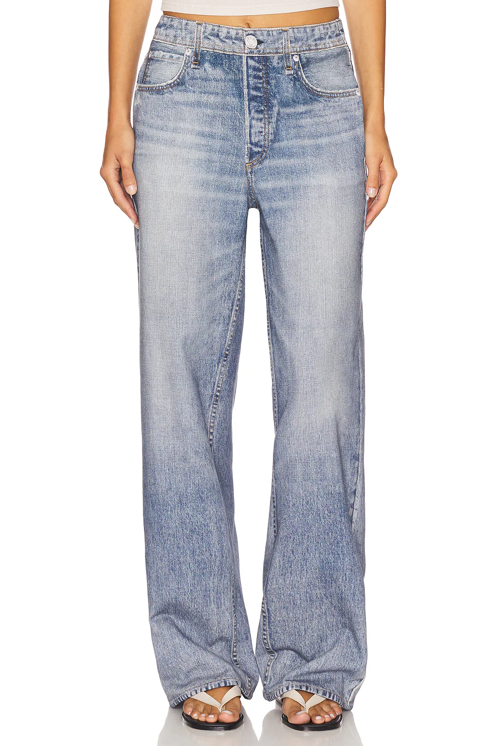 Rag & Bone — ШИРОКИЕ БРЮКИ MIRAMAR TERRY