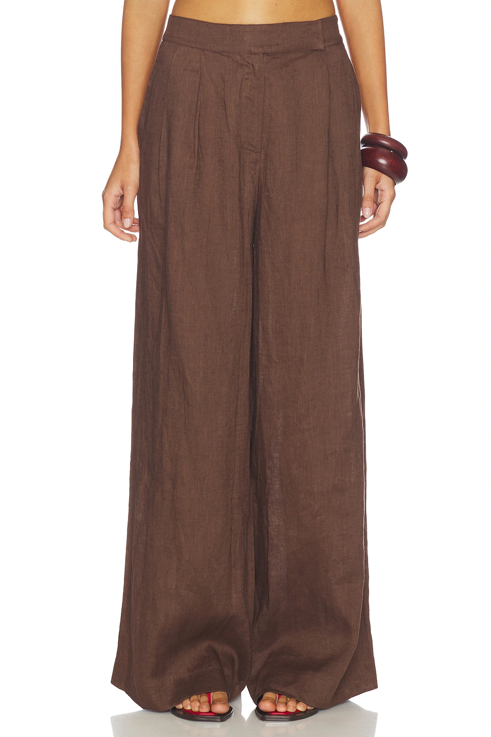AEXAE — Linen Palazzo Trouser