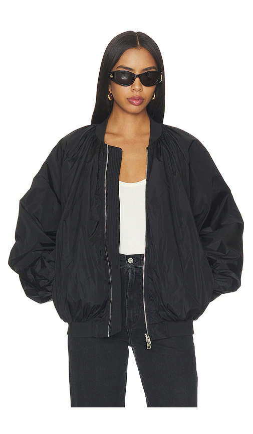 AGOLDE — КУРТКА RAFFI BOMBER · Black