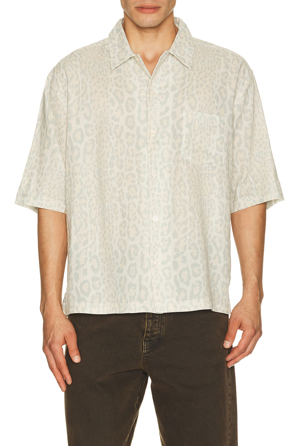 ALLSAINTS — РУБАШКА CRUZ LEO · Candy Yellow